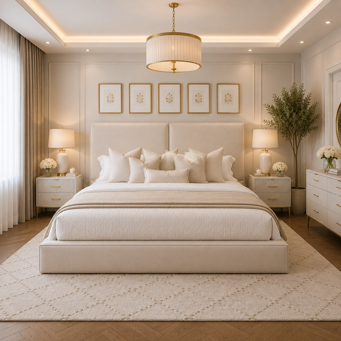 Coco Chunky Piping Bed - Macbabeds