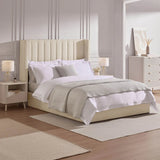 Madison Luxury Ottoman Bed with Tall Headboard & Lift-Up Storage - Macbabeds