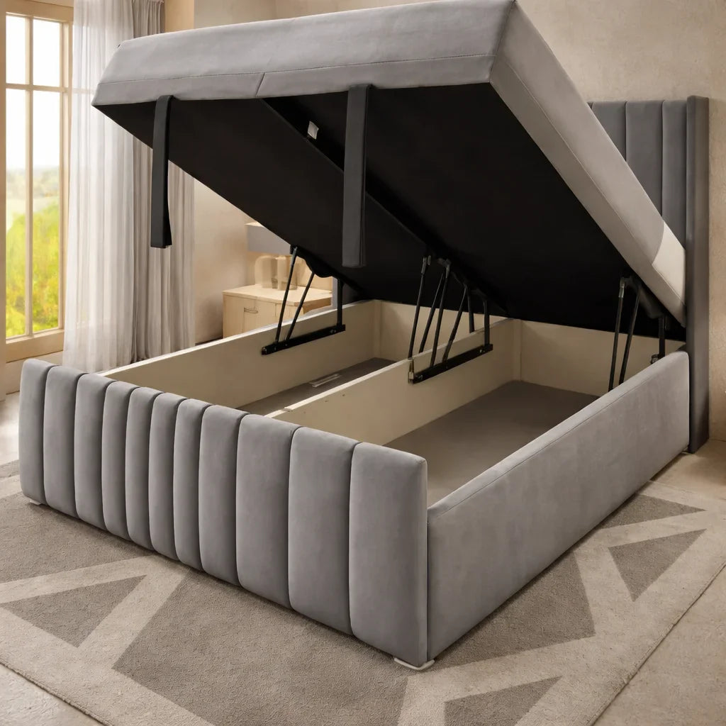 Elite Ottoman Bed – Lift-Up Storage or Classic Frame - Macbabeds