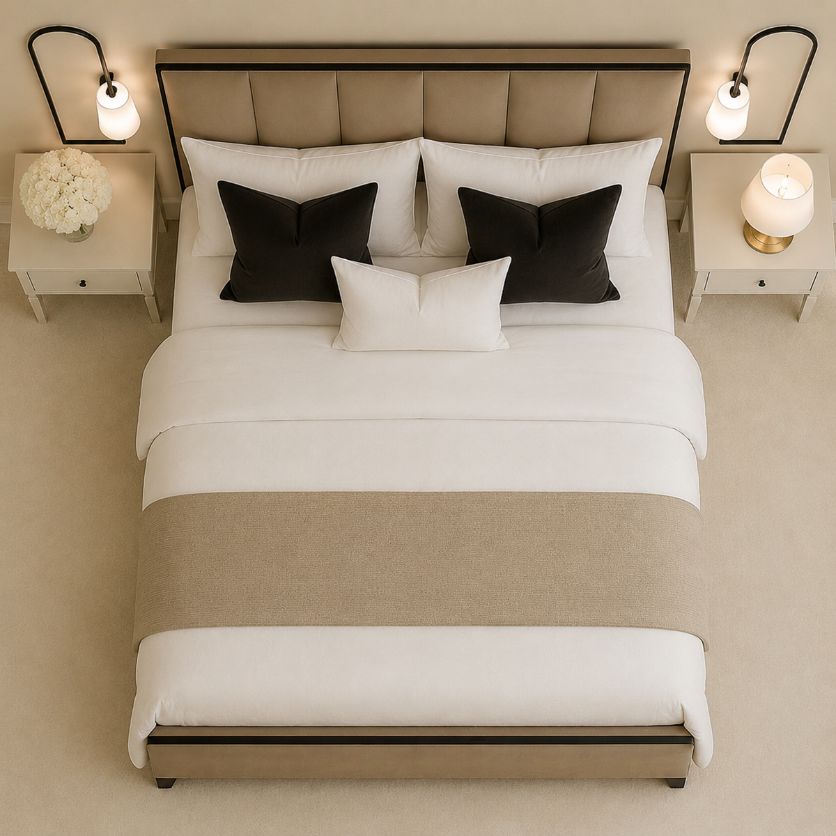 York Luxury Velvet Tall Headboard bed frame